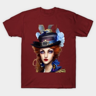 Victorian Steampunk Lady T-Shirt